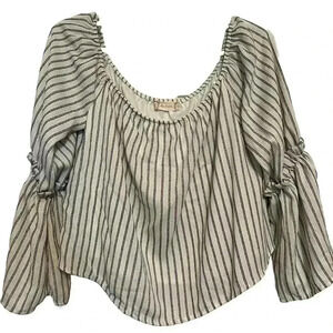 Altar’d State Cropped Top -Black and white flowy - Women’s Size L